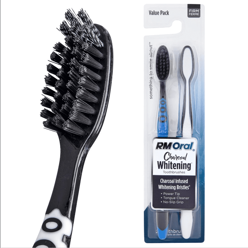 Oral-B, Cavity Defense 123 Black Toothbrush, 4 Pack Medium