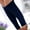 Blue, variant on Fashion Women Winter Warm Leg Warmers Knitted Crochet Long Socks Heated Socks Women