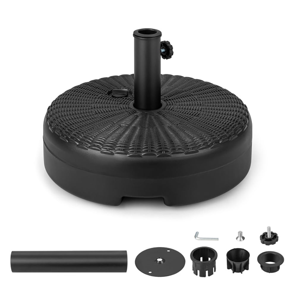 Aimee Lii 18 Inch Fillable Heavy-Duty Round Umbrella Base Stand, Umbrella Stand Outdoor Base