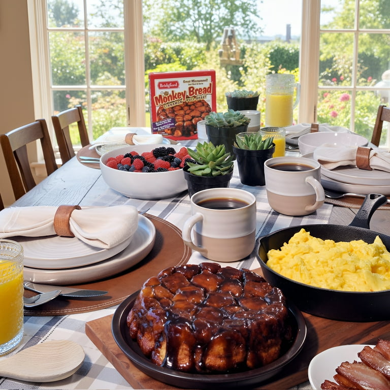 Bridgford Foods Frozen Heat and Serve Cinnamon Pull-Apart Monkey Bread, 16 Ounces