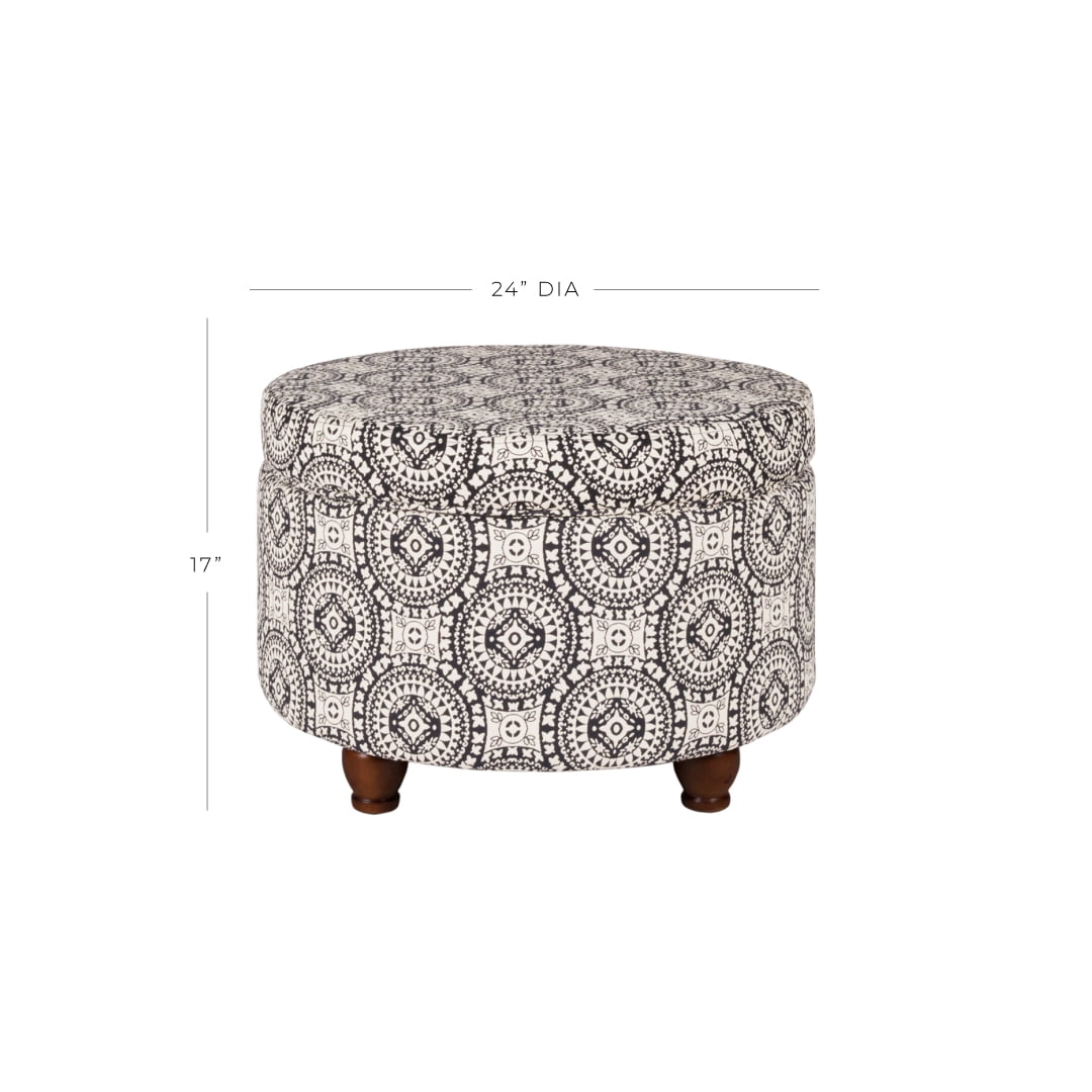 HomePop Storage Ottoman, Multiple Colors