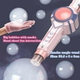 thumbnail image 2 of HeaDream Elastic Bubble Fog Wand, Bubble Machine Elastic Bubble Fog, Automatic Smoke Bubble Maker with Music & Light for Party, Weddings, Outdoor Events, with Accessories Set (Pink), 2 of 7