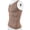 Brown, variant on 2 Packs Men Slimming Body Shaper Vest Compression Shirt Gym Workout Tank Top Sleeveless Abdomen Shapewear
