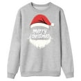 thumbnail image 6 of QIUOMBBP Family Matching Christmas Sweatshirt Long Sleeve Crewneck Pullover Tops Xmas Cute Graphic Blouse Shirts Gray, 6 of 8