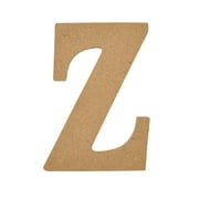 Plaid Unfinished Wood MDF 5" Letter for DIY Arts and Crafts, Z