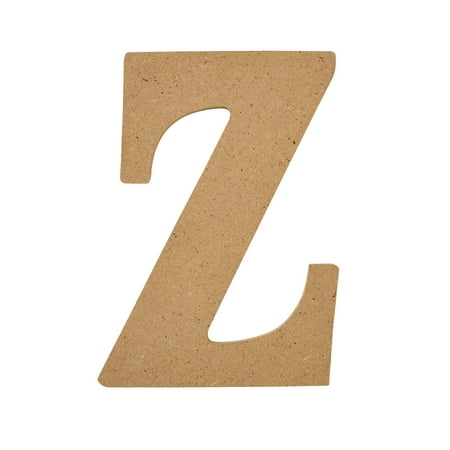 Plaid Unfinished Wood MDF 5" Letter for DIY Arts and Crafts, Z