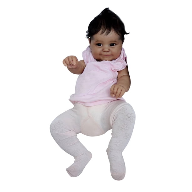 Muñeca realista de 19 pulgadas con venas visibles, muñecas renacidas despiertas, muñeca de arte coleccionable