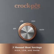 Crock-Pot Manual 7-Quart Slow Cooker, Mussel Grey