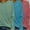 Green Blue Fuchsia, variant on 3 Pack Plus Size Long Sleeve T-Shirts for Women - Crew Neck Fall Tops Loose Fit Casual Tee Tunic Shirts (1X-5X)