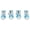 Blue, variant on BIMZUC 4pcs Dog Booties Summer Stylish Lightweight Breathable Mesh Slip Resistant Sole Puppy Paw Protector for Hot Pavement, Pet Apparel Accessories, Size M, Pink