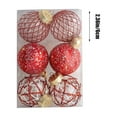 thumbnail image 3 of 6PCS Christmas Ornament Sets - Christmas Home Decor, Christmas Ornaments Shatterproof Christmas Ornaments Set Multiple Styles Ornaments for Christmas Trees Also for Other Party Decoration, 3 of 7