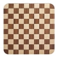 thumbnail image 3 of Modway Oscar 36 Inch Square Checkered Dining Table in Brown, 3 of 4
