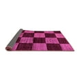 thumbnail image 2 of Ahgly Company Indoor Round Checkered Pink Modern Area Rugs, 7' Round, 2 of 4