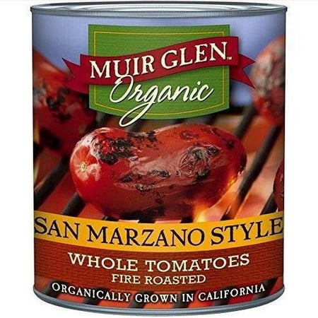 Muir Glen Organic San Marzano Style Fire Roasted Whole Tomatoes, 28 Ounce -- 6 per