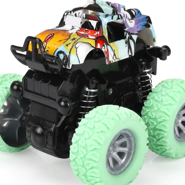 Coche de juguete acrobático todoterreno Bling Bling minicoche inercia cuatro ruedas