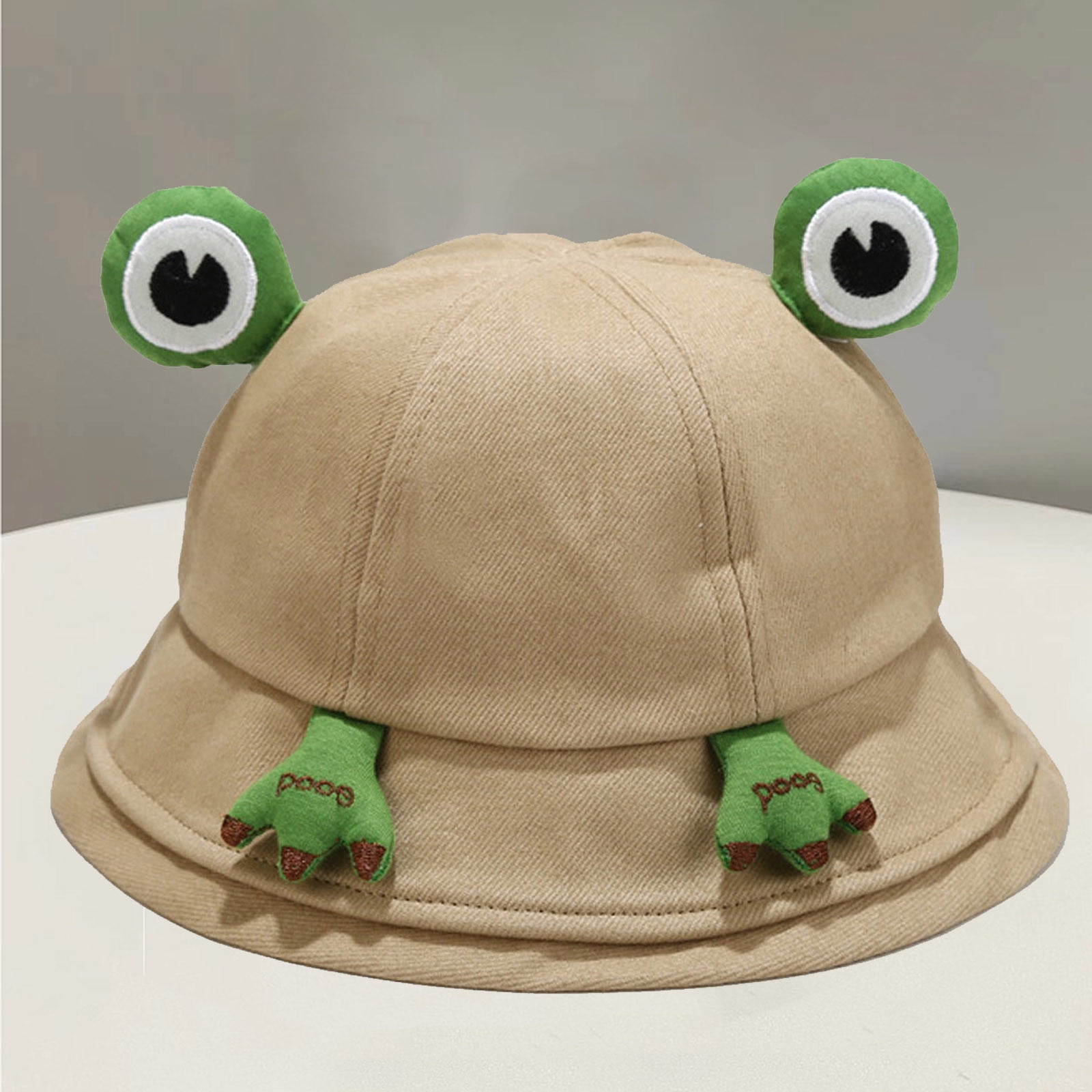 Under $10 Bucket Hats Brown Kids Bucket Hat Summer Cotton Bucket