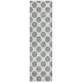 thumbnail image 2 of Addison Rugs Chantille Indoor/Outdoor Transitional Circles Gray Washable Runner Rug, 2'3" x 7'6", 2 of 6