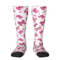 thumbnail image 2 of Picia Women Crew Soft Moisture-wicking Socks Girl Butterfly Pattern Design Cotton Socks, One Size fit All, 2 of 9