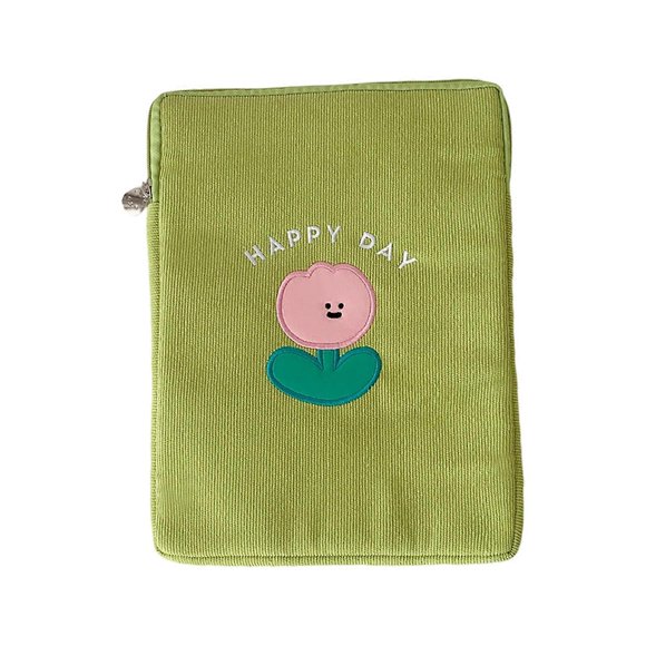 Soft Flannel Lined 11Inch Tablet Sleeve for Daily Commuting Thickened Handheld 11Inch Tablet Carrying Case Multicolor