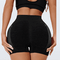thumbnail image 4 of WQD Women's 2 Packs Workout Yoga Gym Shorts High Waisted Butt Lifting Scrunch Butt Seamless Booty leggings Shorts, 4 of 7