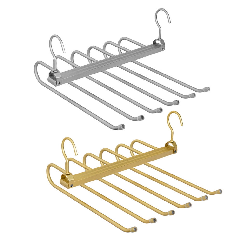 Over the Door Hook Hanger Space Saving Foldable Pants Hanger for Bathroom Door Entryway Mudrooms ...
