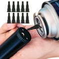 thumbnail image 6 of BLEEUS 10Pcs Butane Nozzle Adapter Universal Converter For Cigarette Lighter Camping Kitchen Utensils (Black), 6 of 10