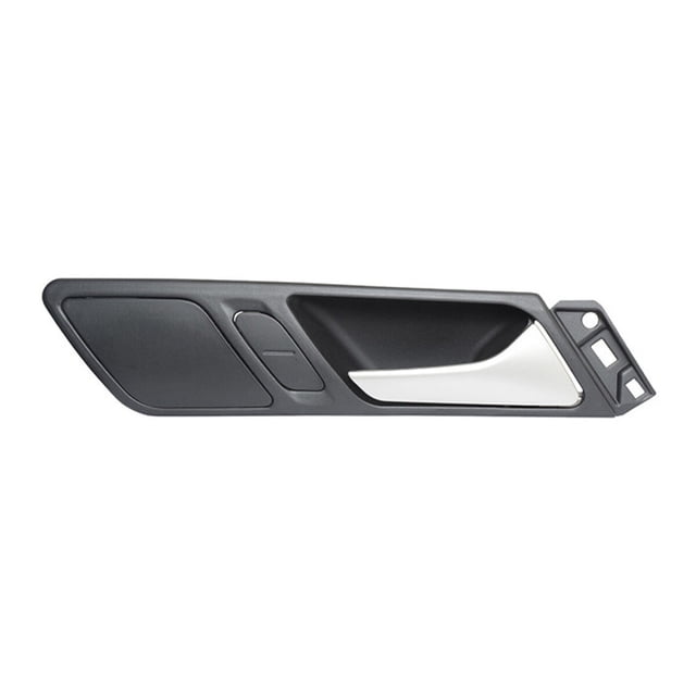 Manija Puerta Interior HUSHAN Jetta 2011 A 2017 Volkswagen Derecho Delantera Plástico Negro/plata