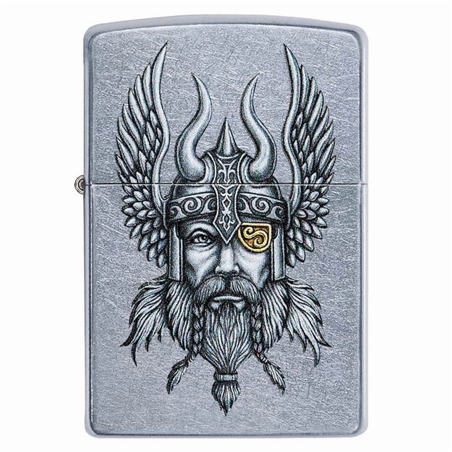 Zippo 207 Viking Warrior Design Lighter