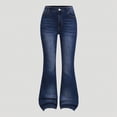 thumbnail image 2 of Taybagh Teen Girls Flare Jeans Skinny Long Jeans for Teen Girls Comfy Bell Bottom Sizes 5-12, 2 of 4