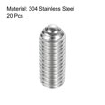 thumbnail image 3 of Ball Point Set Screws, M8 x 20mm 304 Stainless Steel Metric Spring Hex Socket Screw 20pack, 3 of 7