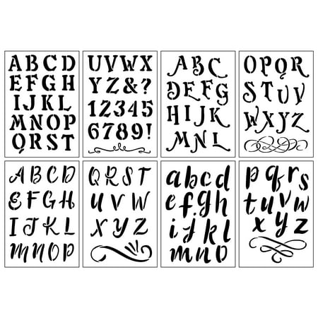 UPC: 0195158804416 | 1.5  Whimsy Alphabet Stencils by Craft Smart®