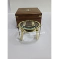 thumbnail image 1 of Nautical Collectible Gift Brass Desk Marine Magnifying Glass Map Reader Gift item With Wood Box, 1 of 4