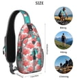 thumbnail image 5 of Crossbody Sling Backpack for Women Men Sea Turtles Coral Shoulder Sling Crossbody Casual Chest Bag for Travel Sports Running Hiking, 5 of 6