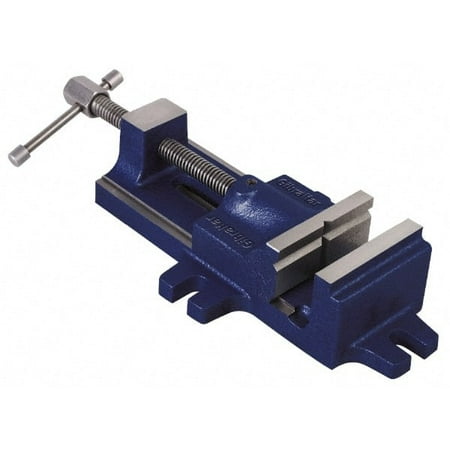 

Gibraltar 4 Jaw Opening Capacity x 1-1/2 Throat Depth Horizontal Drill Press Vise 3-1/2 Wide Jaw Stationary Base Standard Speed 12-1/2 OAL Cast Iron