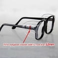 thumbnail image 3 of Universal Durable Clear Side Shield Protections For Eyeglasses Safety Glasses, 3 of 5