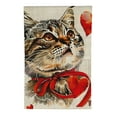 thumbnail image 2 of PHYHOO Happy Valentine's Day Scarf Cat I love you Welcome Love Tree Garden Flag, Home Valentine's Day Outdoor Yard Lawn Garden Flag Decoration -B White, 2 of 6