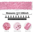 thumbnail image 4 of Sequin Table Runner, Glitter Table Runner, Rectangle Table Runner for Halloween, Christmas, Wedding Party, Birthday Party, Banquet Decor,12 x 108 Inch, 4 of 7