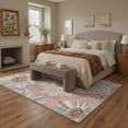 thumbnail image 6 of DEORAB 5x7 Area Rugs for Living Room, Vintage Daisies Print Pattern, Low Pile Soft Machine Washable Rugs, Non Slip, Rug for Bedroom, Lightweight Indoor for Farmhouse Decor, 6 of 6