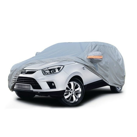 Breathable SUV Car Cover Waterproof Outdoor Indoor Storm-Proof,UV,Snow Proof Water Resistant(Fits up to (Best Indoor Car Covers Reviews)