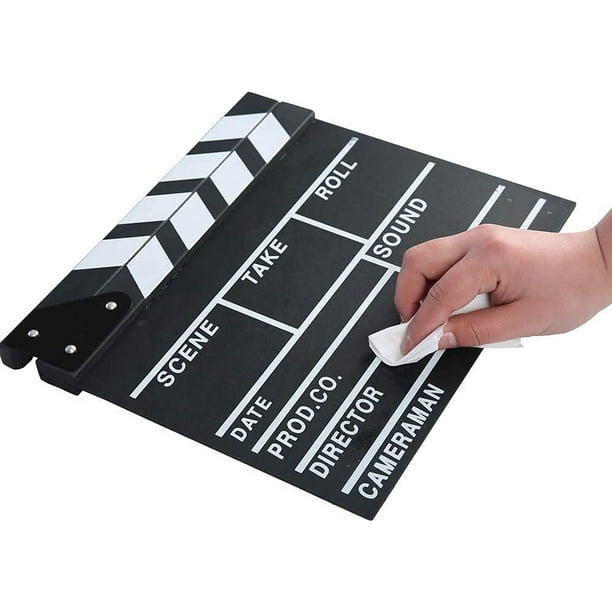 Movie Film Clap Board, Hollywood Clapper Board Wooden Film Movie