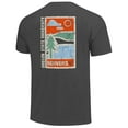 thumbnail image 3 of Men's  Graphite Oregon State Beavers Comfort Colors Minimal Vista Distressed Graphics T-Shirt, 3 of 3