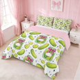 thumbnail image 3 of Erosebridal Pickle Queen Comforter Sets for Girls, Pickle Queen Comforters, Pink Reversible 3-Piece 1 Comforter and 2 Pillowcases, 3 of 6