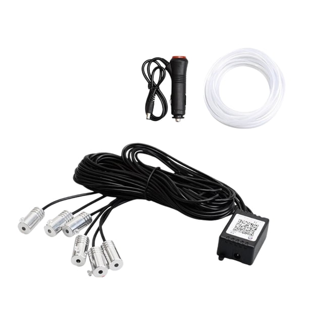 Luz LED de ambiente para coche, luz ambiental RGB, luz de pie de Control de aplicación para camión automático Ehuebsd Accesorios para autos y motos