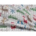 thumbnail image 4 of oneOone Rayon Light Gray Fabric Christmas Christmas Craft Projects Decor Fabric Printed By The Yard 56 Inch Wide, 4 of 6