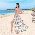 thumbnail image 6 of FORMRS Womens Long Sarong Beach Wrap Semi-Sheer Bikini Skirt Bathing Swimsuit Cover Up, Cute Animals, 6 of 7