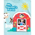 thumbnail image 4 of Ms. Rachel Farm Animals T-Shirt with 3D Flap Infant to Toddler, 4 of 5