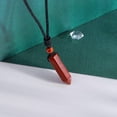thumbnail image 6 of Hexagonal Crystal Points Pendant Necklace Black Obsidian Healing Stone Necklace Adjustable Rope Reiki Gemstone Necklace Handmade Jewelry for Men Women, 6 of 6