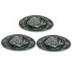 thumbnail image 1 of 3x vaquero hippie boho occidental hebil de cinturón para hombres Hugo Hebilla de cinturón ovalada, 1 of 6