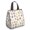 Dog Paw Print, variant on Dog Paw Print Rainbow Chevron Pattern Insulated Lunch Bag for Women Men, Large Portable Soft Cooler Tote, Thermal Food Storage Bag with Pearl Cotton, 8.66L, 8.75"x5.75"x9.5"