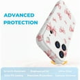 thumbnail image 3 of SKLYDDI Funda para iPhone con Diseño de Moño Rosa, Compatible con MagSafe, 3 of 7
